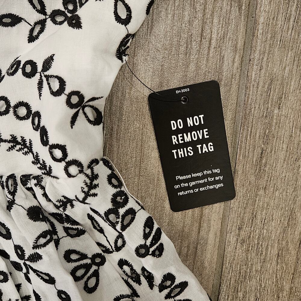 Express Black and White Mini Dress - Picture 12 of 13
